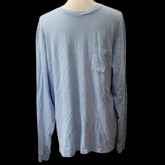 Vineyard Vines Men's Light Blue Long Sleeve Shirt - Picture 1 of 4